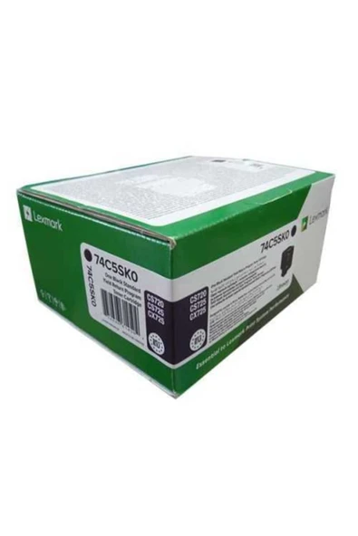 74C5Sk0 7.000 Sayfa Kapasiteli Black Siyah Toner Cs720-725 Cx725 ürün görseli 1