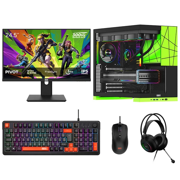 Dragos DRx9429 i7 14700KF 16GB 512GB NVMe 12GB RTX5070 24.5 İnç 300Hz 1ms Oyuncu Oem Paket ürün görseli 1