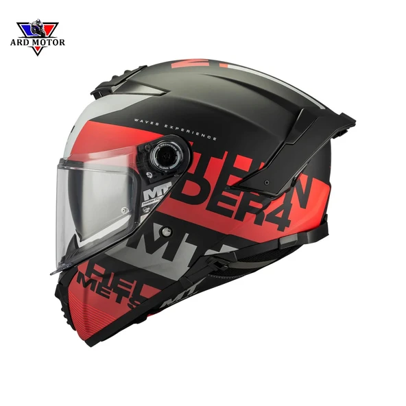 MT HELMETS THUNDER 4 SV WAVES B5 MAT KAPALI KASK - Resim 2