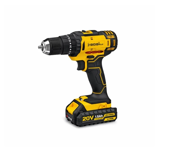 Sgs SGS5248 20V Çift Akülü 1.5 Ah Darbeli Matkap ürün görseli 1