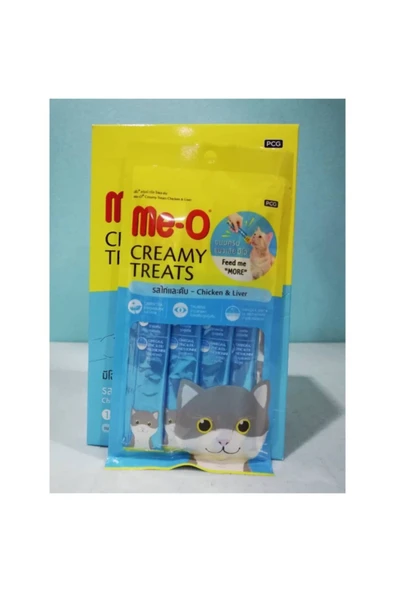 Creamy Treats Tavuklu Ve Ciğerli Krema Kedi Ödülü 4x15 Gr ürün görseli 1