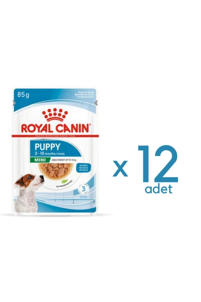 Mini Puppy Yaş Mama Pouch 85gr * 12 Adet ürün görseli 1
