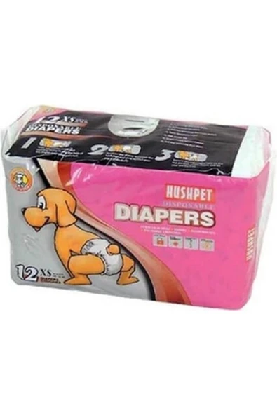 Diapers Köpek Çiş Pedi 12'li Xs ürün görseli 1