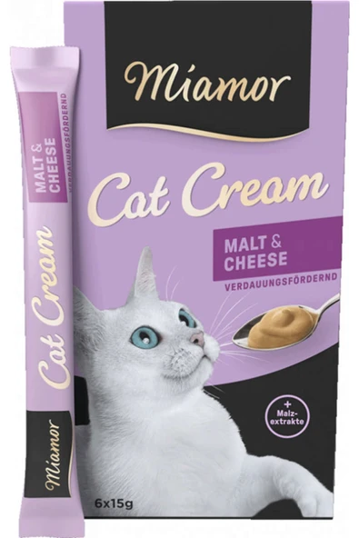 Mıamor Cream Malt-peynir Kedi Ödülü 6x15 G 276097 ürün görseli 1