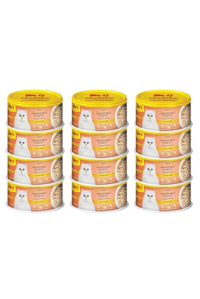 Delite Gravy Tavuklu Konserve Kedi Maması 80gr 12li ürün görseli 1