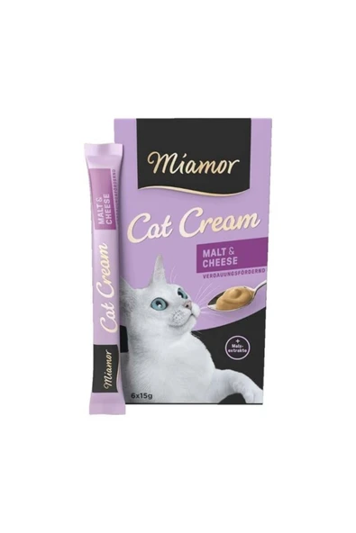 Miamor Cream Malt Peynir Kedi Ödülü 6X15 90Gr ürün görseli 1