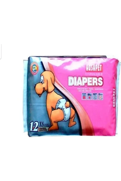Hushpetköpek Alt Tuvalet Bezi Xsmall 12 Adet ürün görseli 1