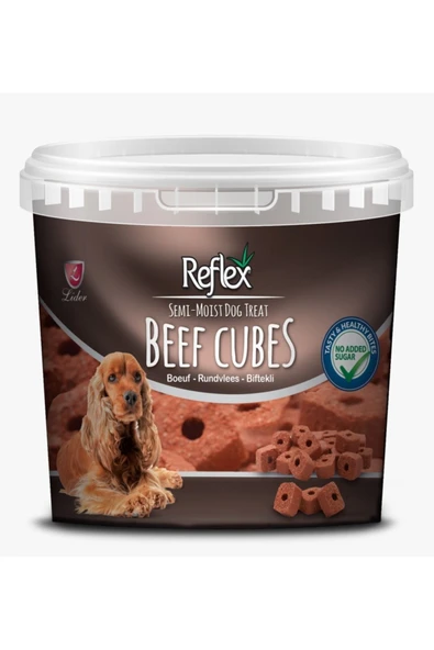 Semi Moist Dog Treat Beef Cubes - Biftekli Küp Ödül 500 Gr ürün görseli 1