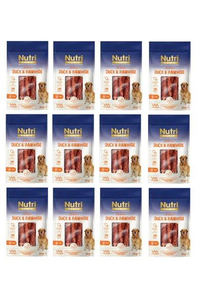 Rawhide Kemik Ördekli Köpek Ödülü 80 Gr. X 12 Adet ürün görseli 1