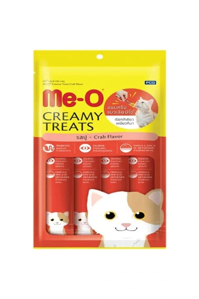 Creamy Yengeç Eti ve Ton Balıklı Kedi Ödülü 4x15 Gr ürün görseli 1