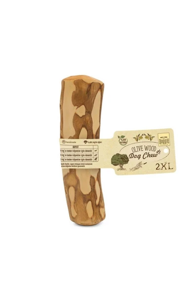 DOGGİE DOĞAL ZEYTİN AĞACI ÇİĞNEME OYUNCAĞI 2XL ürün görseli 1