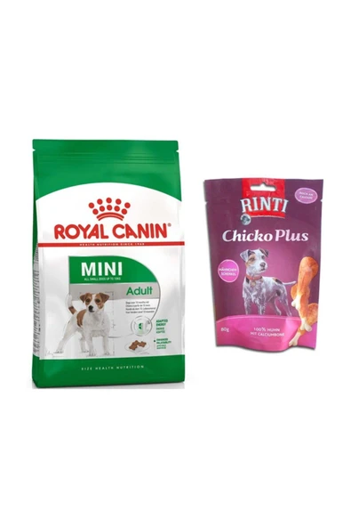 Adult Yetişkin Small Mini Küçük Irk Köpek Maması 2 Kg + Rinti Butlu Köpek Ödülü (original) ürün görseli 1