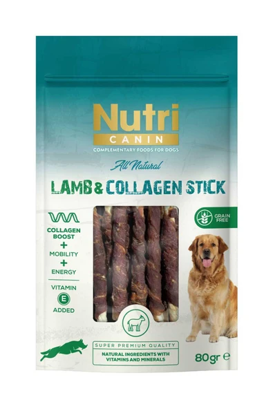 Nutri Canin Lamb&Collagen Stick Ödül Maması 80 gr ürün görseli 1