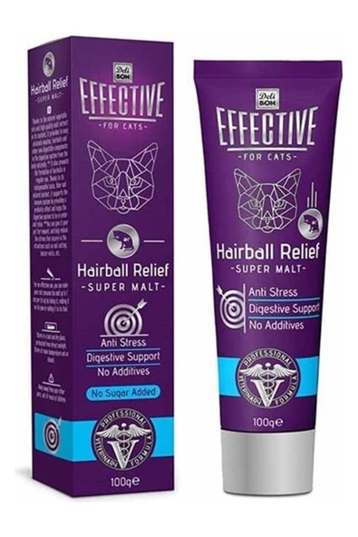 Effective Hairball Tüy Yumağı Önleyici Kedi Malt Macunu 100 gr CK551849 ürün görseli 1