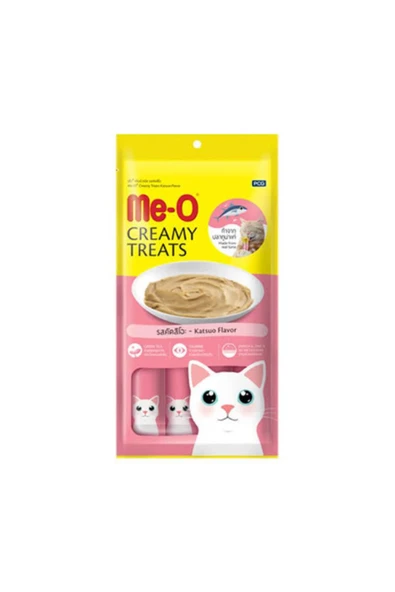 ‎Me-O Creamy Kedi Ödül Maması Çizgili Orkinos Balığı 15 GR ürün görseli 1