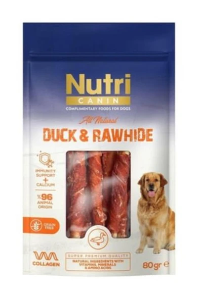 NUTRİ FELİNE ÖRDEK ETLİ KÖPEK ÖDÜLÜ 80GR ürün görseli 1