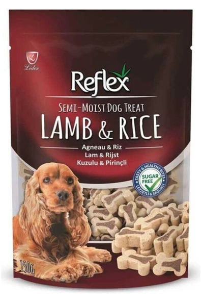 Kuzu ve Pirinçli Yarı Yumuşak Köpek Ödül Maması 150 gr ürün görseli 1