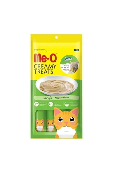 Me-o Creamy Mavi Yüzgeçli Orkinos Krema Kedi Ödülü 60 gr ürün görseli 1