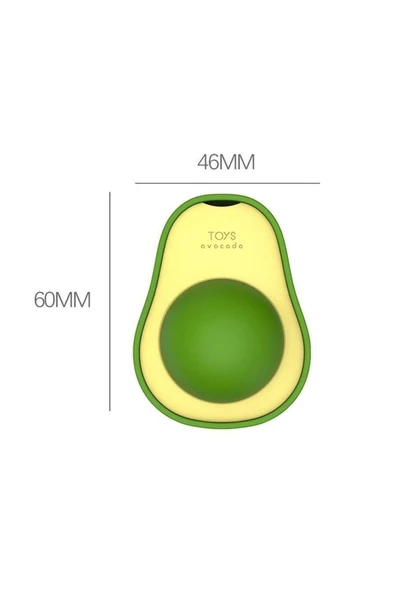 Avokado Catnip Kedi Otlu Kedi Çimi Topu Kedi Oyuncağı Avocado ürün görseli 1