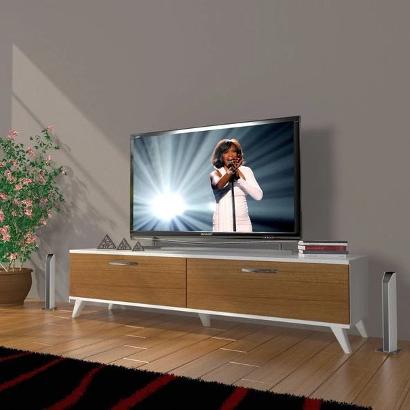 Decoraktiv Eko 140 Mdf Std Retro Tv Ünitesi Tv Sehpası ürün görseli 1