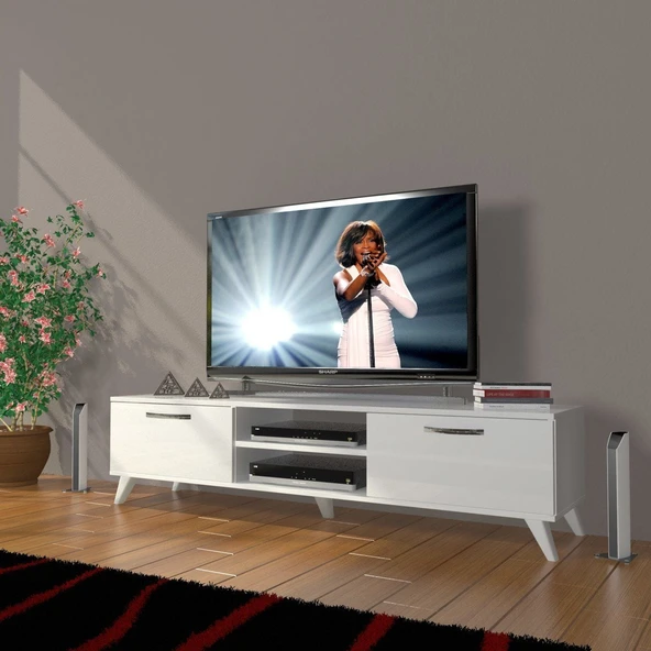 Decoraktiv Eko 140 Mdf Dvd Retro Tv Ünitesi Tv Sehpası ürün görseli 1