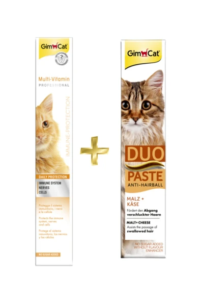 Multivitamin Paste 100gr + Duo Paste Peynirli Malt Kedi Macunu 50 gr ürün görseli 1