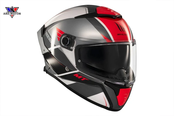MT HELMETS THUNDER 4 SV FREEWAY A5 PARLAK KAPALI KASK - Resim 7