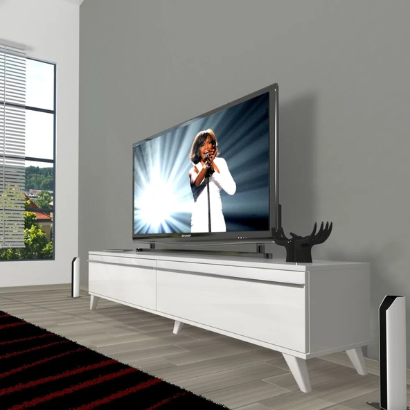 Decoraktiv Eko 140T Mdf Retro Tv Ünitesi Tv Sehpası ürün görseli 1