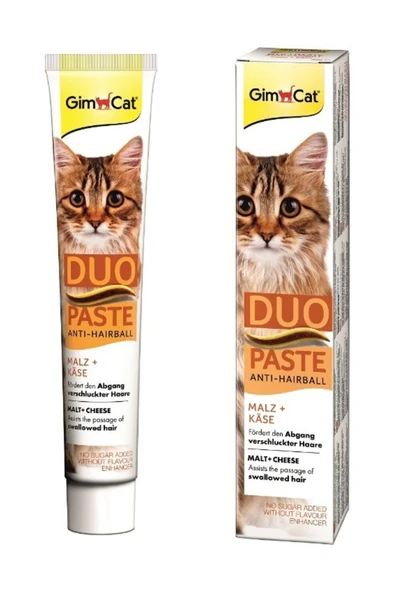 Anti Hairball Cheese Duo Paste Peynirli Kedi Macunu 50 gr Şekersiz Peynirli ürün görseli 1
