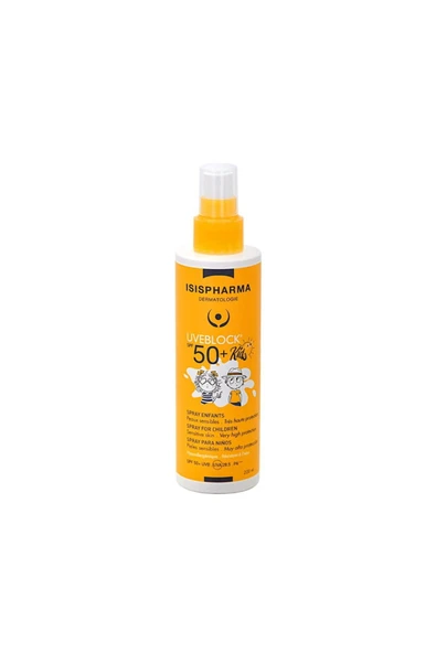 Isis Pharma Uveblock Çocuklar İçin Güneş Koruyucu Spray SPF50+ 200ml ürün görseli 1