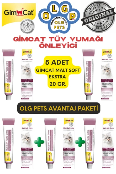 Malt Soft Ekstra 20 Gr X 5 Adet ( Gimcat Tüy Yumağı Önleyici ) ürün görseli 1