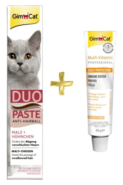 Duo Paste Tavuklu Malt Kedi Macunu 50 gr + Multivitamin Paste 20 gr ARDA008 ürün görseli 1