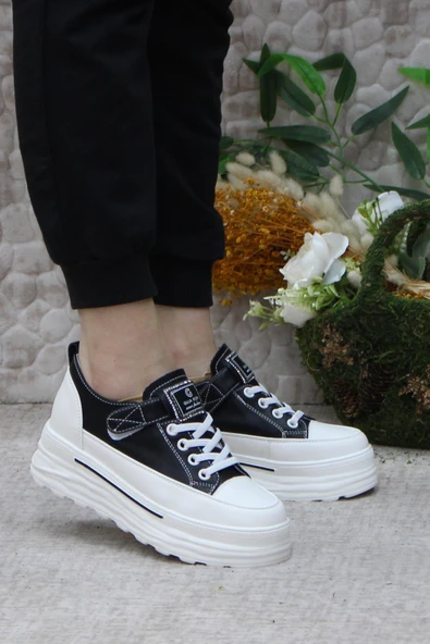Fort Guja 24Y314-8 News Fashion Gizli Dolgu Topuk Sneaker Kadın Ayakkabı ürün görseli 1