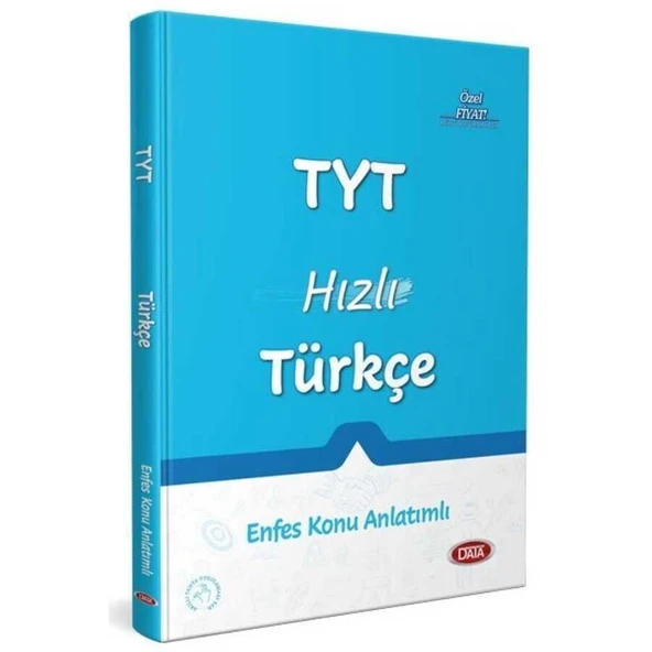 TYT Hızlı Türkçe Enfes Konu Anlatımlı Data Yayınları ürün görseli 1
