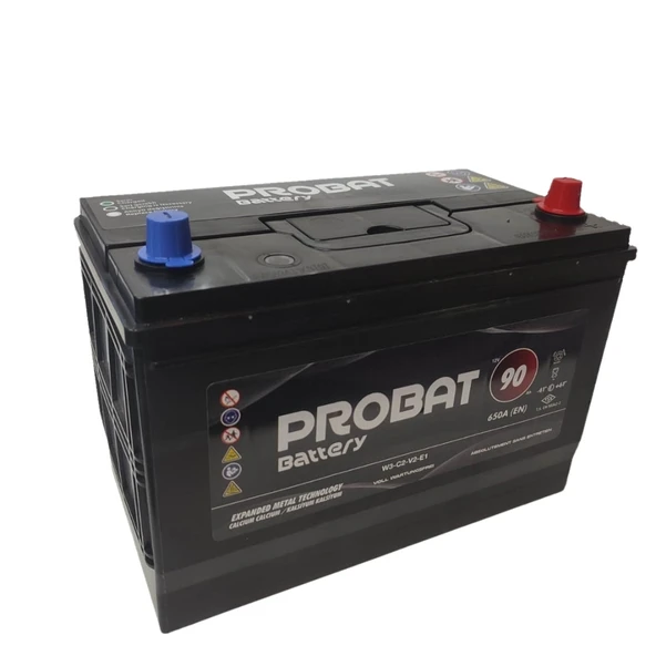 Probat 12V 90 Ah (Amper) 650 CCA Akü - Eski İadesiz ürün görseli 1