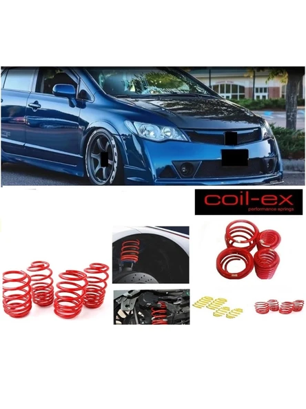honda civic fd6  2006.2012 coil-ex 4.cm spor helezon yay ürün görseli 1