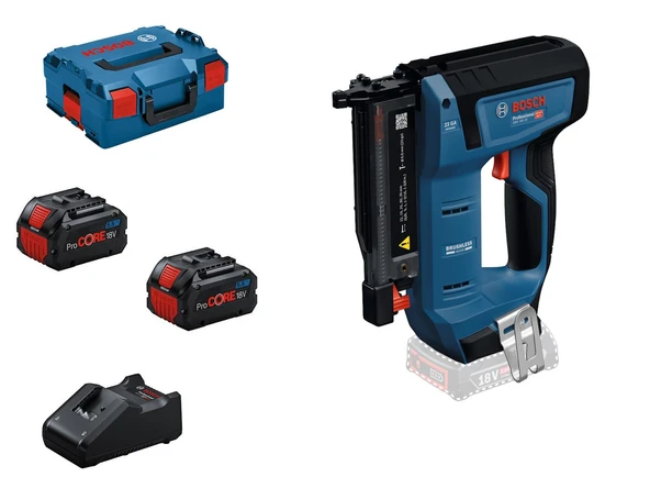 Bosch GNH 18V-35 2x5.5Ah Procore Çift Akülü Ahşapta Çivi Çakma ürün görseli 1