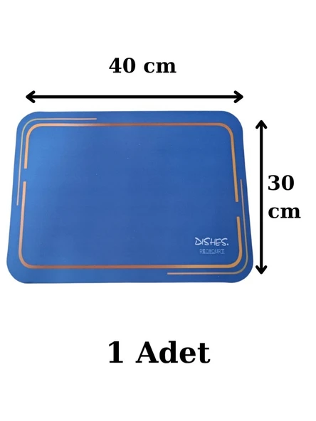 30x40cm Kauçuk Bulaşık Kurutma Matı - Tezgah Üstü Bulaşıklık ürün görseli 1