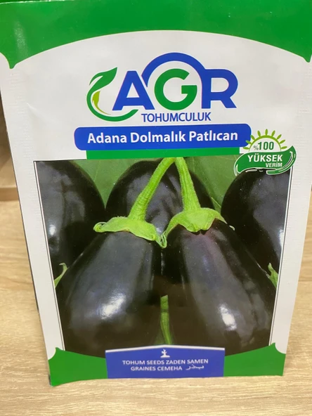Agr Adana Dolmalık Patlıcan Tohumu 10 Gr ürün görseli 1