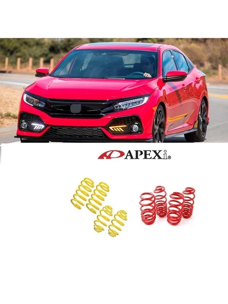 honda civic fc5  2016.2021 apexi 4.cm spor helezon yay ürün görseli 1