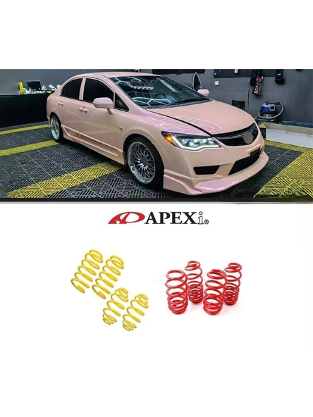 honda civic fd6  2006.2012 apexi 4.cm spor helezon yay ürün görseli 1