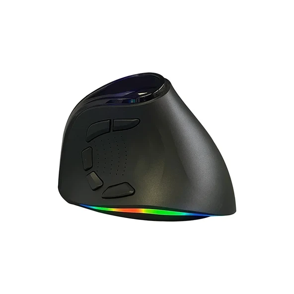Dexim Type C Şarj Edilebilir Bluetooth Vertical RGB Mouse - Resim 3