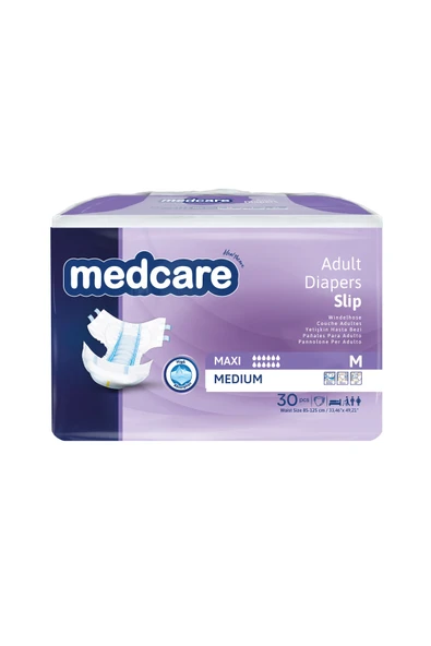 MEDCARE Belbantlı Maxi Yoğun Emici Medium 30 Adet ürün görseli 1