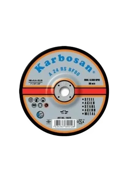 Karbosan 115X6.4x22.3mm Taşlama Taşı 10 Adet ürün görseli 1