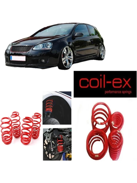 vw golf 5 coil-ex 4.cm spor helezon yay ürün görseli 1