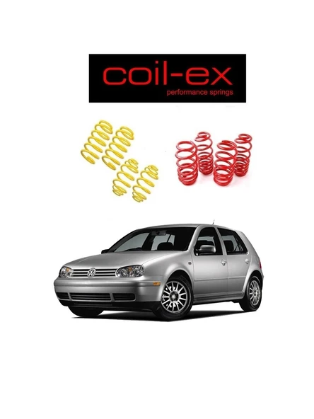 vw golf 4 coil-ex 4.cm spor helezon yay ürün görseli 1