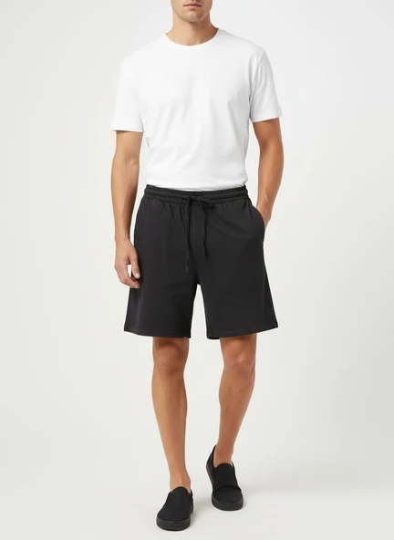Only & Sons   ONSTEL 0241 SHORTS NOOS Erkek Siyah Şort - 22033380 ürün görseli 1