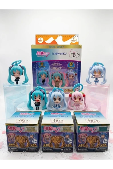 Hatsune Miku - Snow Miku & Sakura Miku Sırt Çantası Askısı Anahtarlık (1 Adet) ürün görseli 1