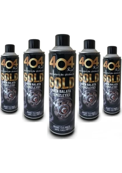404 Gold Fren Balata Temizleme Spreyi ( Özel Seri ) 500 ml x 5'li ürün görseli 1