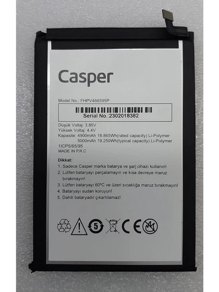 Casper Via M30 - M30P - M35 Batarya - Resim 2